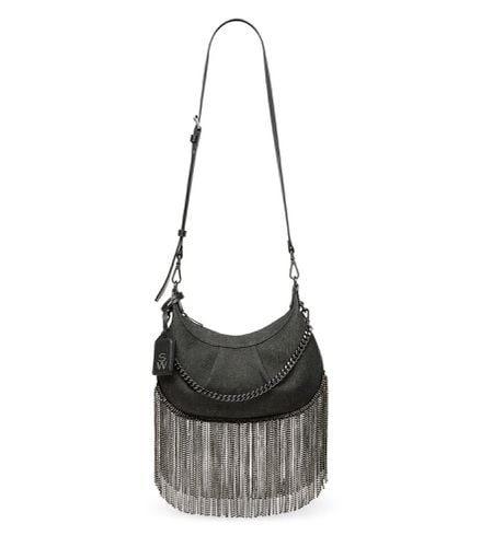 STELLAR CRESCENT CRYSTAL FRINGE BAG, Last chance, , VINTAGE DENIM - Stuart Weitzman - Modalova