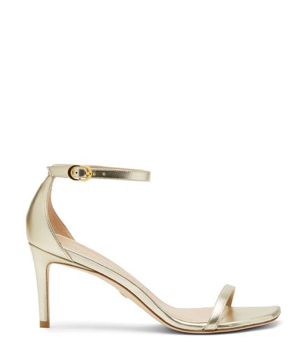 NUDISTCURVE 75 SANDAL, SANDALS, , LIQUID METALLIC - Stuart Weitzman - Modalova