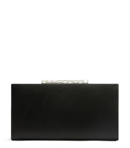 THE VIP CRYSTAL CLUTCH, BAGS, , SATIN - Stuart Weitzman - Modalova