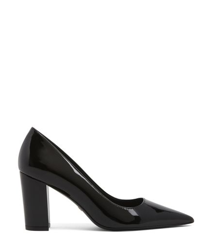 STUART 85 BLOCK PUMP, PUMPS, , PATENT - Stuart Weitzman - Modalova