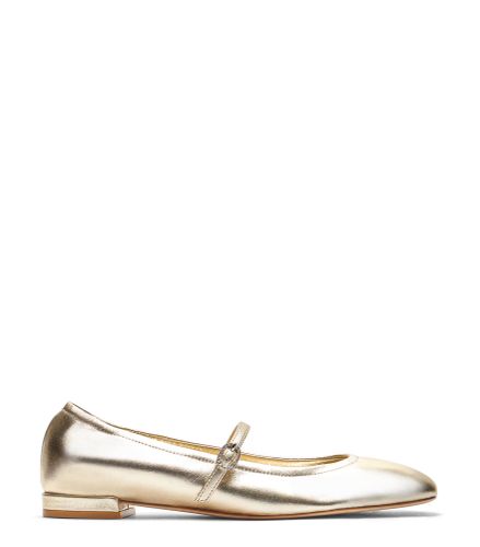 CLARIS BALLET FLAT, FLATS AND LOAFERS, , LIQUID METALLIC - Stuart Weitzman - Modalova