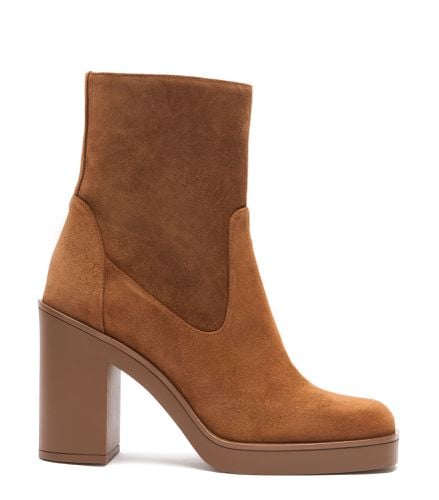 BETHENNY 80 ZIP BOOTIE, BOOTS AND BOOTIES, , SPORT SUEDE - Stuart Weitzman - Modalova