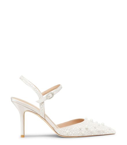 BLISS 85 PUMP, Bridal Pumps, /, SATIN/PEARLS - Stuart Weitzman - Modalova