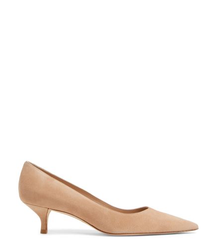 STUART KITTEN PUMP, PUMPS, , SUEDE - Stuart Weitzman - Modalova