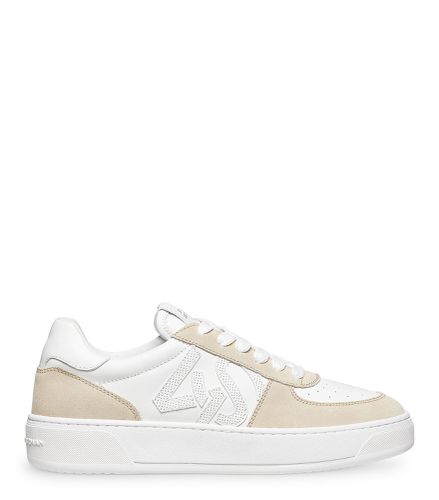 SW COURTSIDE MONOGRAM SNEAKER, SNEAKERS, /, CALF LEATHER/SUEDE - Stuart Weitzman - Modalova