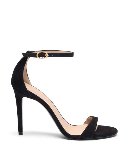 NUDIST II SANDAL 100, SANDALS, , SUEDE - Stuart Weitzman - Modalova