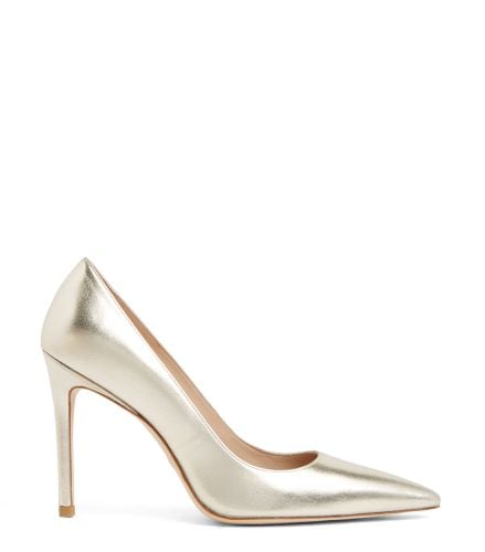 STUART 100 PUMP, Evening Shoes, , LIQUID METALLIC - Stuart Weitzman - Modalova