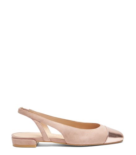 SLEEK SLINGBACK, SLINGBACK, /, SUEDE/CRUSHED METALLIC - Stuart Weitzman - Modalova