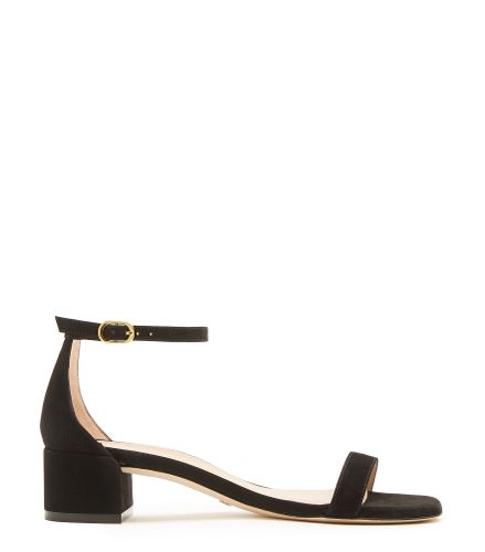 NUDISTCURVE 35 BLOCK SANDAL, SANDALS, , SUEDE - Stuart Weitzman - Modalova