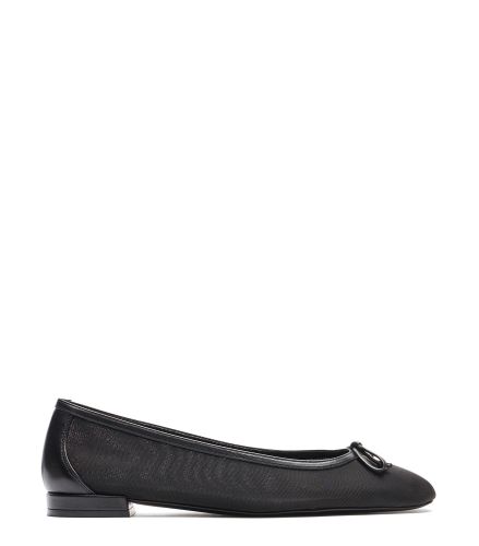 ARABELLA BALLET FLAT, FLATS AND LOAFERS, , MESH/LACQUERED NAPPA - Stuart Weitzman - Modalova