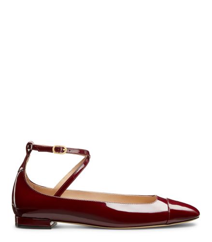 EDEN STRAP FLAT, FLATS AND LOAFERS, , PATENT - Stuart Weitzman - Modalova