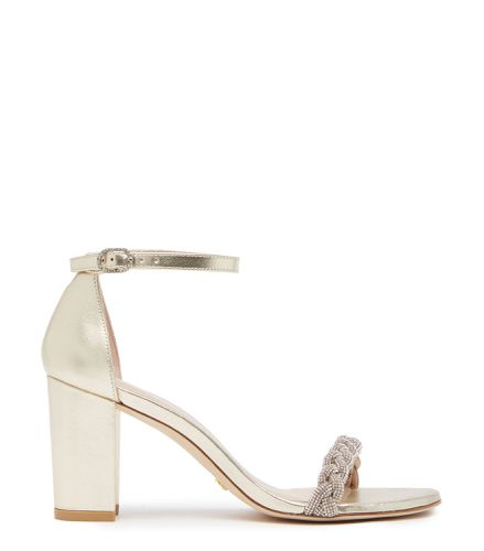 NEARLYNUDE HIGHSHINE SANDAL, SANDALS, , LIQUID METALLIC - Stuart Weitzman - Modalova