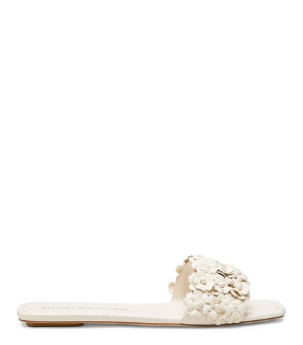 MEADOW FLAT SLIDE, SANDALS, , LACQUERED NAPPA/PATENT - Stuart Weitzman - Modalova