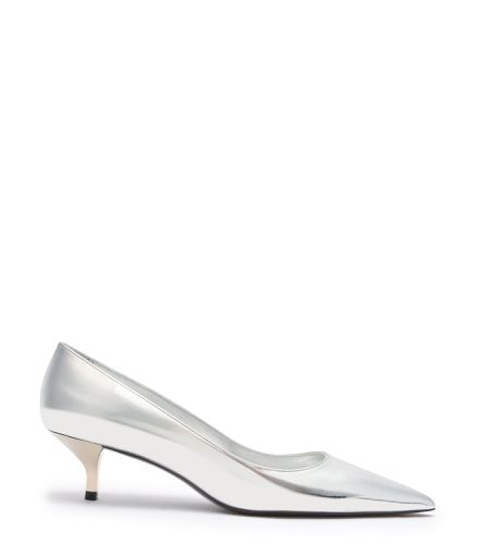 STUART KITTEN PUMP, PUMPS, , LEATHER SPECCHIO - Stuart Weitzman - Modalova