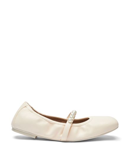 GOLDIE BALLET FLAT, FLATS AND LOAFERS, , LACQUERED NAPPA - Stuart Weitzman - Modalova