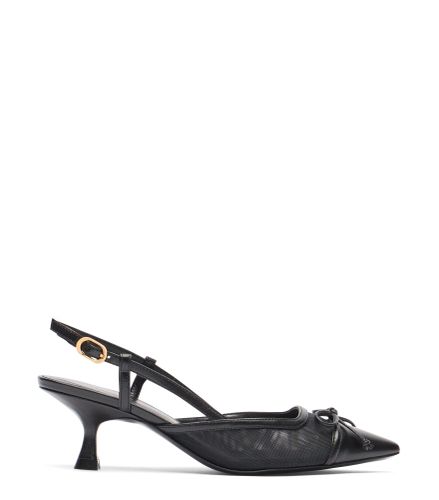KITTY SLINGBACK 50, SLINGBACK, , MESH GALA/LACQUERED NAPPA - Stuart Weitzman - Modalova