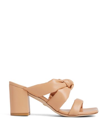 PLAYA 75 KNOT BLOCK SLIDE, Sandals CHC, , LACQUERED NAPPA - Stuart Weitzman - Modalova