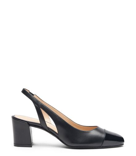 SLEEK 50 SLINGBACK, New Arrivals, , SMOOTH CALF/PATENT - Stuart Weitzman - Modalova