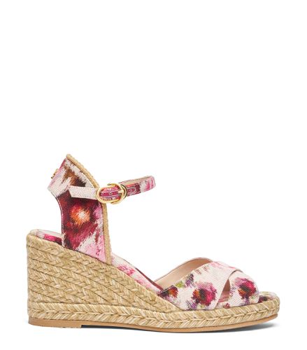 MIRELA, SANDALS, , FLORAL PRINTED JACQUARD/JUTE - Stuart Weitzman - Modalova