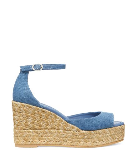 NUDISTIA ESPADRILLE WEDGE, Last chance, , DENIM - Stuart Weitzman - Modalova