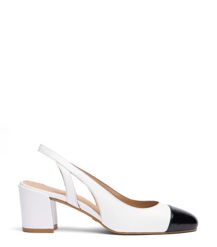 SLEEK 50 SLINGBACK, LEATHER SLINGBACK, /, CAVIAR - Stuart Weitzman - Modalova