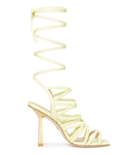 JAXIE 100 SANDAL, Last chance, CITRON VERT ÉLECTRIQUE, CUIR - Stuart Weitzman - Modalova