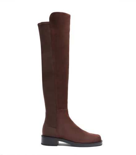 BOLD BOOT, BOOTS AND BOOTIES, , SUEDE/STRETCH GABARDINE - Stuart Weitzman - Modalova