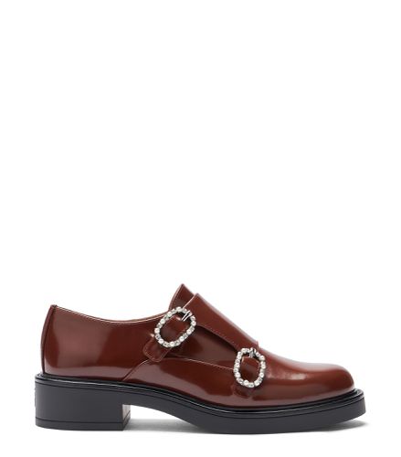 LEIGHTON MONK STRAP, FLATS AND LOAFERS, , SPAZZOLATO - Stuart Weitzman - Modalova