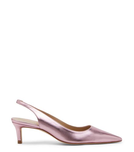 STUART 50 SLINGBACK PUMP, Evening Shoes, , METALLIC - Stuart Weitzman - Modalova