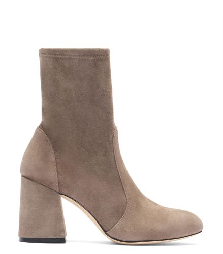 FLAREBLOCK 85 STRETCH BOOTIE, BOOTS AND BOOTIES, , SUEDE STRETCH - Stuart Weitzman - Modalova