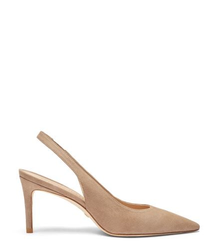 STUART 75 SLINGBACK PUMP, End of financial year, , SUEDE - Stuart Weitzman - Modalova