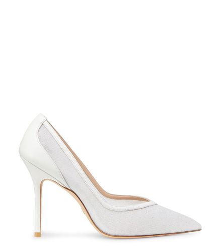 EVA 100 PUMP, PUMPS, , SPARKLEMESH/LACQUEREDNAPPA - Stuart Weitzman - Modalova