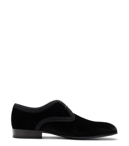 ALASTAIR, LACE-UP SHOES, , VELVET - Stuart Weitzman - Modalova