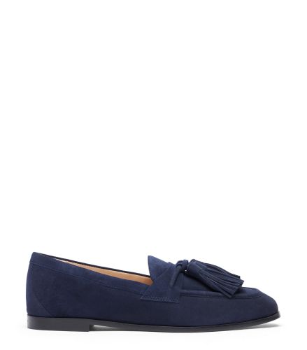 LINDI TASSEL LOAFER, FLATS AND LOAFERS, , SUEDE - Stuart Weitzman - Modalova