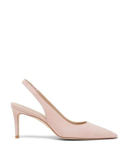 STUART 75 SLINGBACK PUMP, Check immagini, , SUEDE - Stuart Weitzman - Modalova