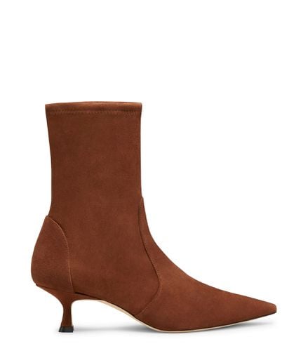 NAOMI 50 BOOTIE, BOOTS AND BOOTIES, , SUEDE STRETCH - Stuart Weitzman - Modalova