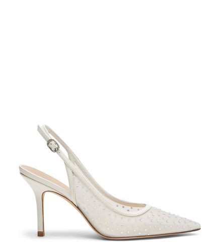 EMILIA MESH 85 SLINGBACK, Bridal Slingbacks and Sneakers, /FROSTED , MESH/CRYSTAL - Stuart Weitzman - Modalova