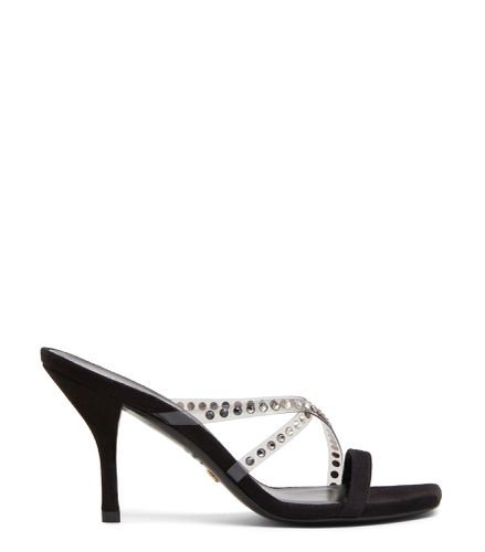 STRAPEZE CRYSTAL 85 SLIDE, Sandals CHC, , PVC - Stuart Weitzman - Modalova