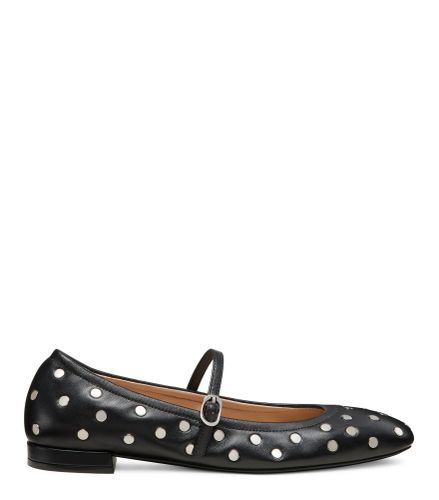 CLARIS STUD BALLET FLAT, FLATS AND LOAFERS, , SMOOTH CALF - Stuart Weitzman - Modalova