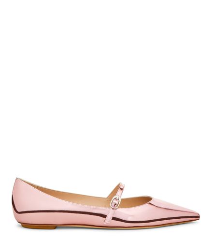 EMILIA MARY JANE FLAT, FLATS AND LOAFERS, , LEATHER SPECCHIO - Stuart Weitzman - Modalova