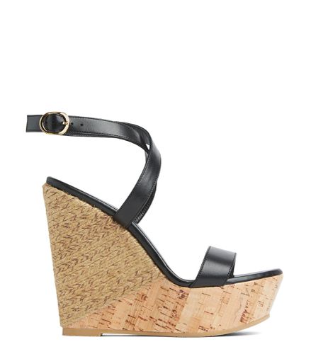 WEDGE SANDAL, heel sandals, , SMOOTH CALF - Stuart Weitzman - Modalova