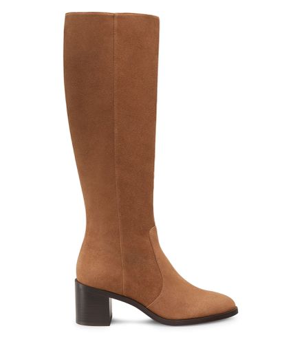 ESME ZIP BOOT, BOOTS AND BOOTIES, /, SUEDE/STACKED - Stuart Weitzman - Modalova