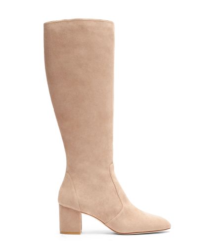 YULIANA 60 KNEE-HIGH ZIP BOOT, BOOTS AND BOOTIES, , SUEDE - Stuart Weitzman - Modalova