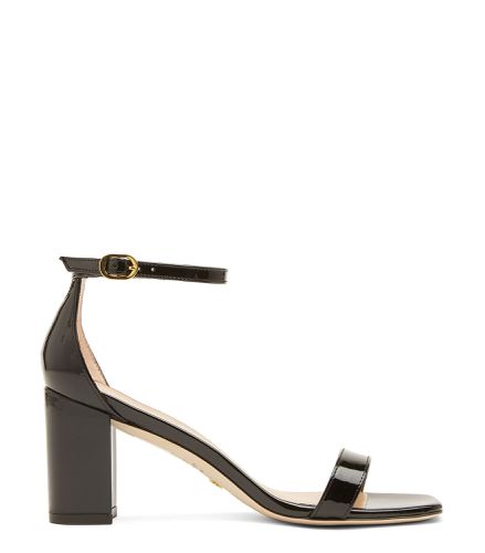 NUDISTCURVE 75 BLOCK SANDAL, SANDALS, , PATENT - Stuart Weitzman - Modalova