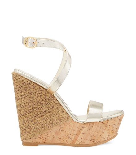 WEDGE SANDAL, Sandals CHC, , LIQUID METALLIC - Stuart Weitzman - Modalova