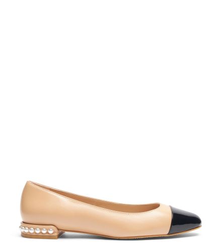 PEARL FLAT, FLATS AND LOAFERS, /, SMOOTH CALF/PATENT - Stuart Weitzman - Modalova