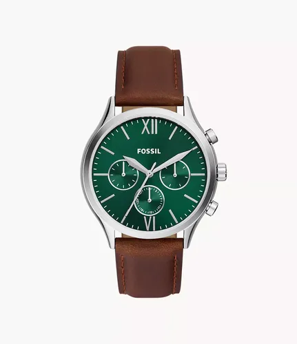 Uhr Fenmore Multifunktionswerk Leder - Fossil Outlet - Modalova