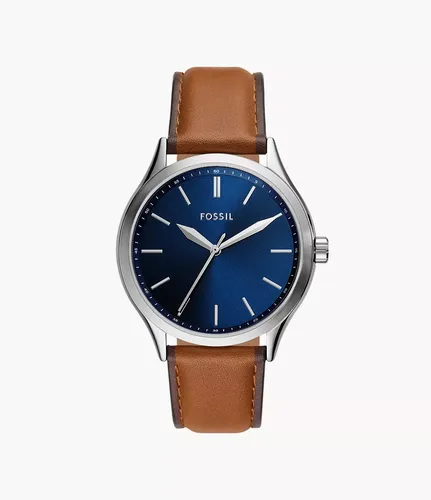 Uhr Fenmore 3-Zeiger-Werk Leder - Fossil Outlet - Modalova