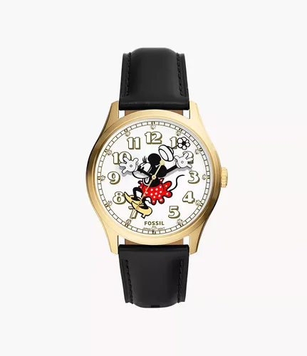 Uhr Disney Fossil 3-Zeiger-Werk Special Edition Leder - Fossil Outlet - Modalova