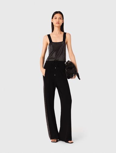 Top À Bretelles En Maille Strassée - Maje - Modalova